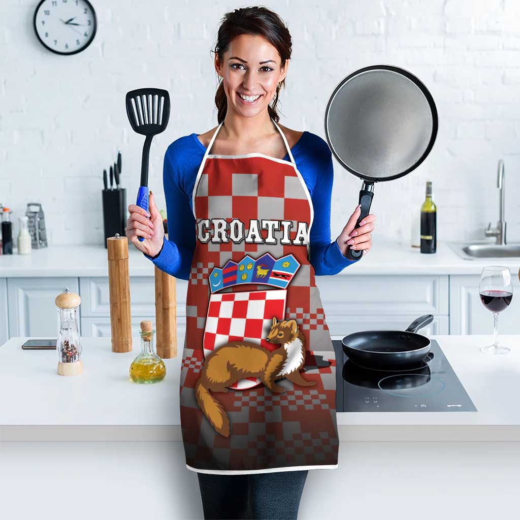 Croatia Apron Kuna Zlatica With Symbol - Wonder Print Shop