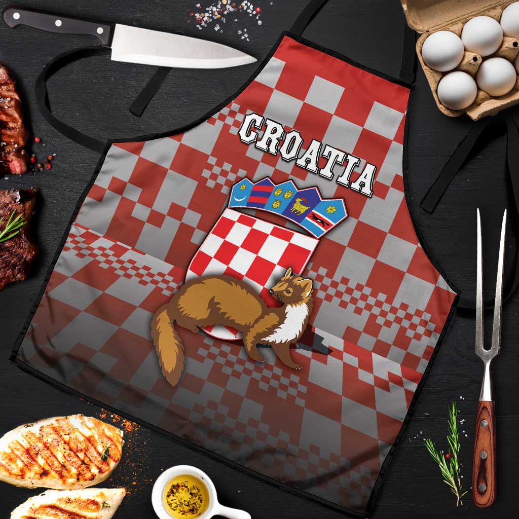 Croatia Apron Kuna Zlatica With Symbol - Wonder Print Shop