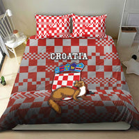 Croatia Bedding Set Kuna Zlatica With Symbol - Wonder Print Shop