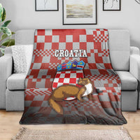 Croatia Blanket Kuna Zlatica With Symbol - Wonder Print Shop
