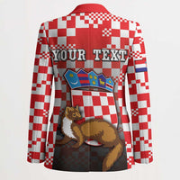Personalized Croatia Blazer Kuna Zlatica With Symbol - Wonder Print Shop
