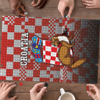 Croatia Puzzle Kuna Zlatica With Symbol - Wonder Print Shop