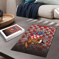 Croatia Puzzle Kuna Zlatica With Symbol - Wonder Print Shop