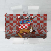 Croatia Tablecloth Kuna Zlatica With Symbol - Wonder Print Shop