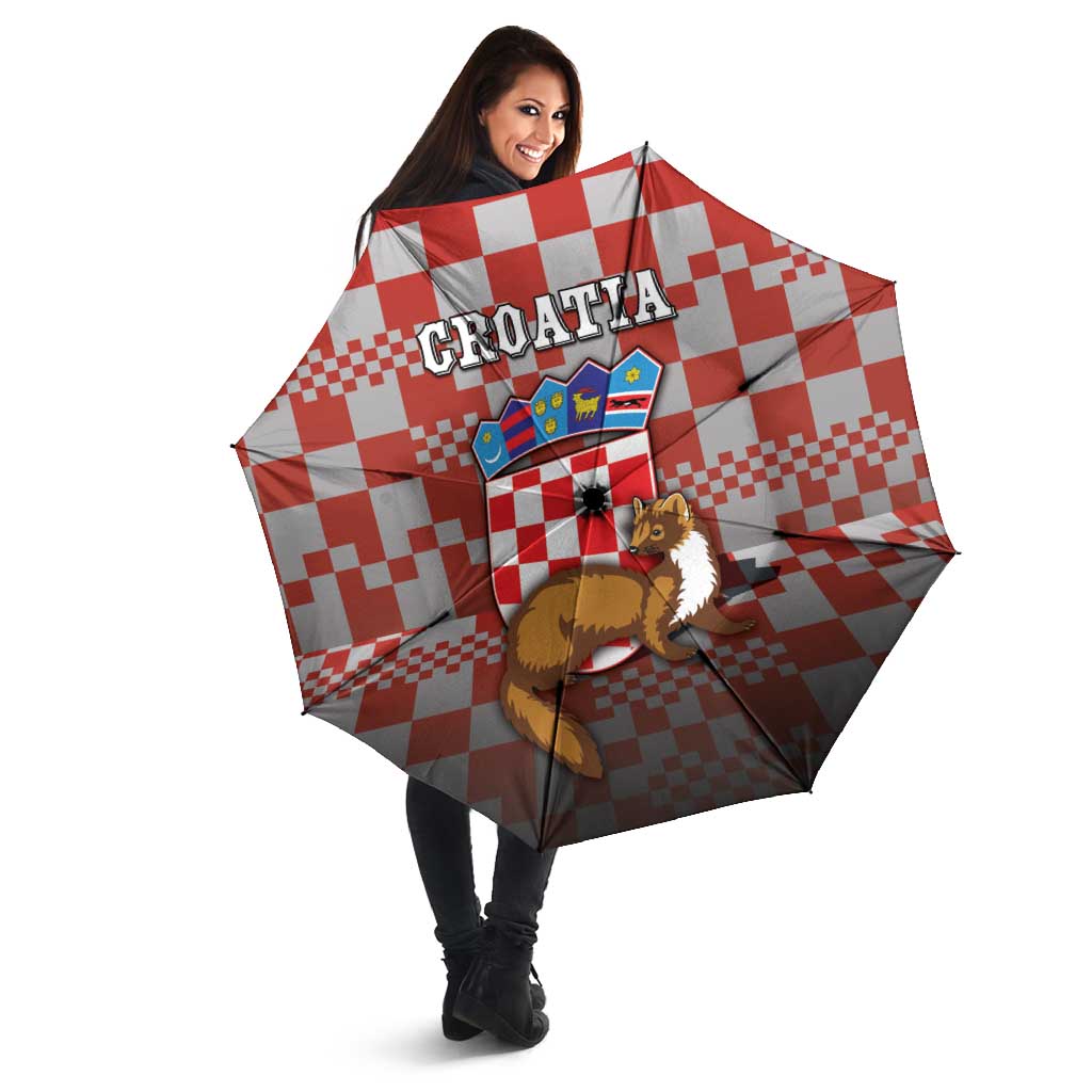 Croatia Umbrella Kuna Zlatica With Symbol - Wonder Print Shop