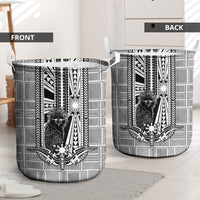 Mabuhay Philippines Festival Laundry Basket Philippine Eagle Sun Three Stars Barong Pattern