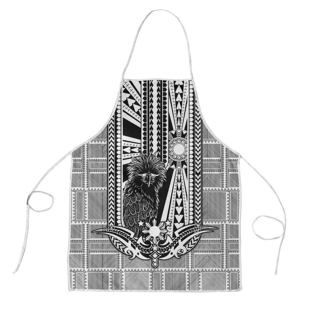 Mabuhay Philippines Festival Apron Philippine Eagle Sun Three Stars Barong Pattern