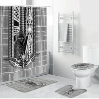 Mabuhay Philippines Festival Bathroom Set Philippine Eagle Sun Three Stars Barong Pattern