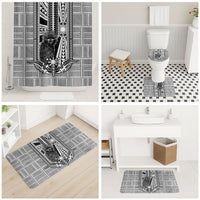 Mabuhay Philippines Festival Bathroom Set Philippine Eagle Sun Three Stars Barong Pattern