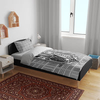 Mabuhay Philippines Festival Bedding Set Philippine Eagle Sun Three Stars Barong Pattern