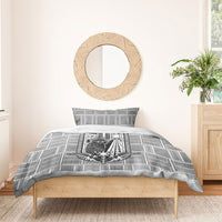 Mabuhay Philippines Festival Bedding Set Philippine Eagle Sun Three Stars Barong Pattern