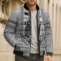 Mabuhay Philippines Festival Bomber Puffer Jacket Philippine Eagle Sun Three Stars Barong Pattern