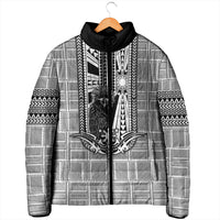 Mabuhay Philippines Festival Padded Jacket Philippine Eagle Sun Three Stars Barong Pattern