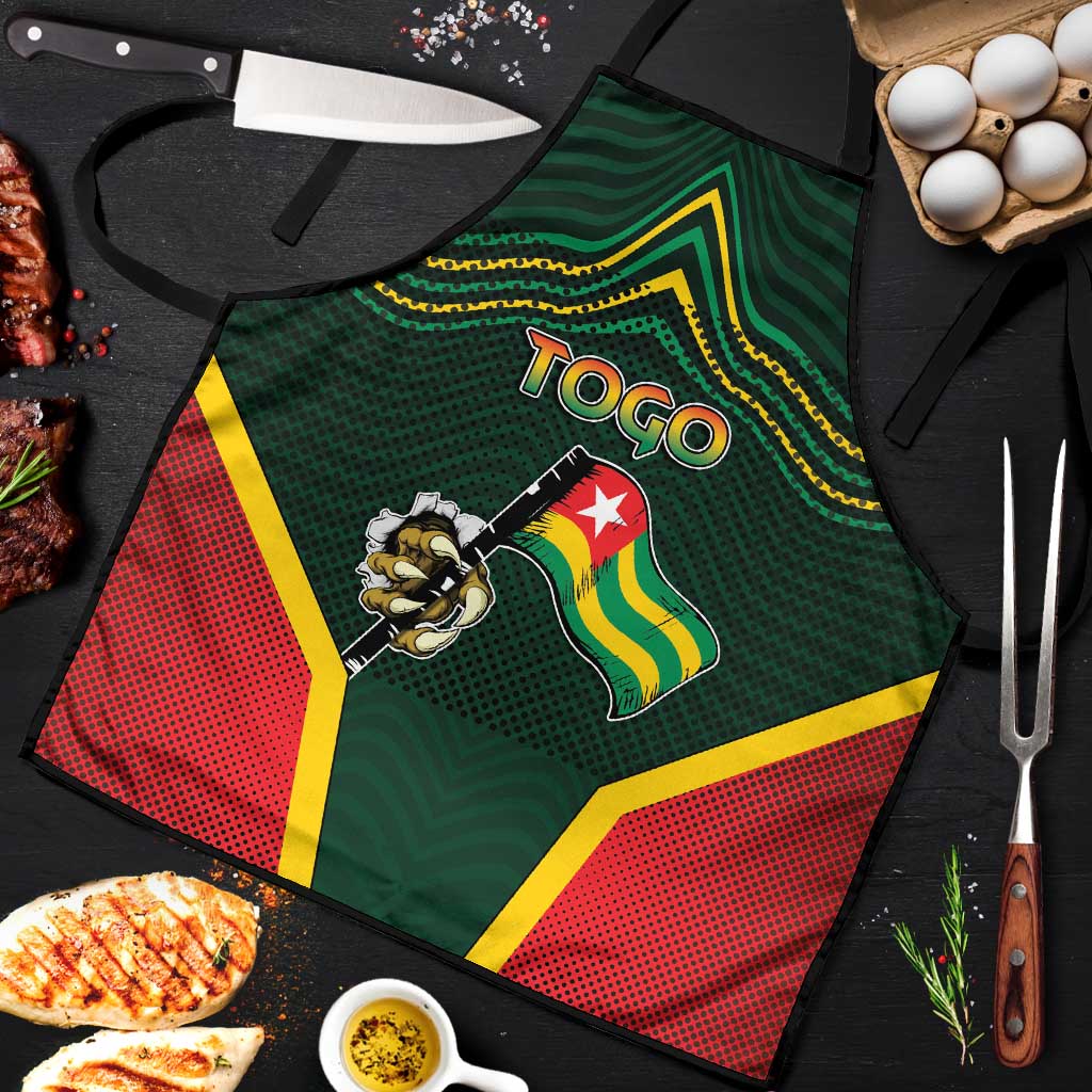 Togo Apron Lion Claw Flag Sport Style - Wonder Print Shop