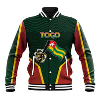Personalized Togo Baseball Jacket Lion Claw Flag Sport Style - Wonder Print Shop
