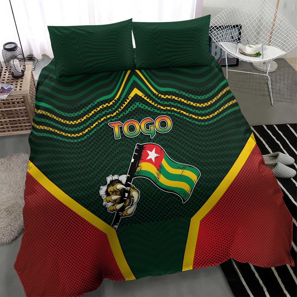 Togo Bedding Set Lion Claw Flag Sport Style - Wonder Print Shop