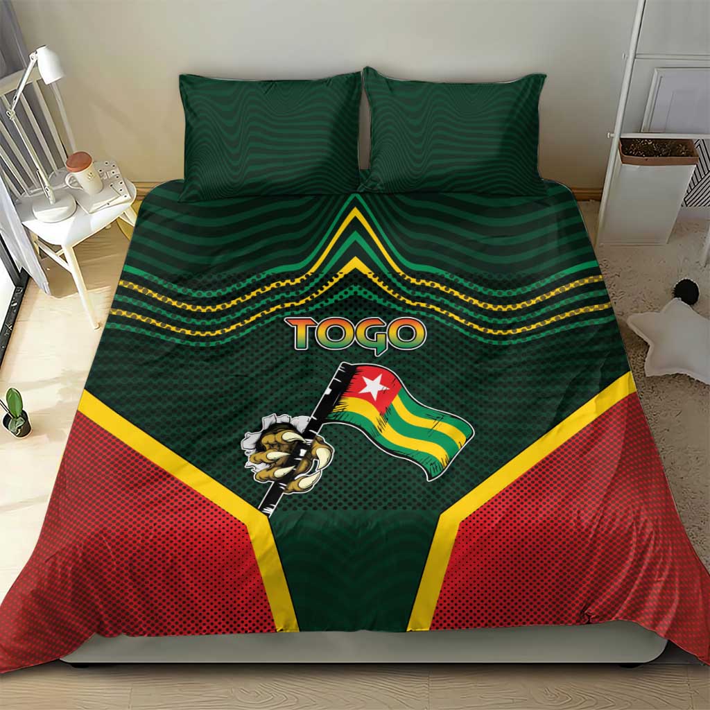 Togo Bedding Set Lion Claw Flag Sport Style - Wonder Print Shop
