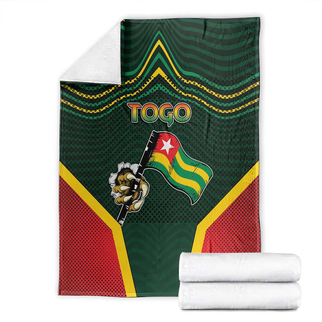 Togo Blanket Lion Claw Flag Sport Style - Wonder Print Shop