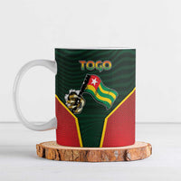 Personalized Togo Ceramic Mug Lion Claw Flag Sport Style - Wonder Print Shop