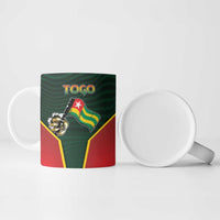 Personalized Togo Ceramic Mug Lion Claw Flag Sport Style - Wonder Print Shop