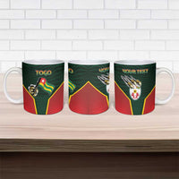 Personalized Togo Ceramic Mug Lion Claw Flag Sport Style - Wonder Print Shop