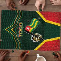 Togo Puzzle Lion Claw Flag Sport Style - Wonder Print Shop