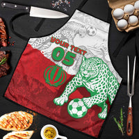Custom Iran Football Apron Leopard Comic Manga Art Style