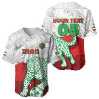 Custom Iran Football Baseball Jersey Leopard Comic Manga Art Style