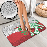 Custom Iran Football Bathroom Set Leopard Comic Manga Art Style