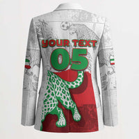Custom Iran Football Blazer Leopard Comic Manga Art Style