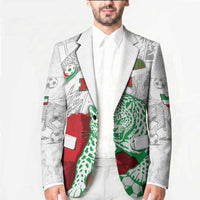 Custom Iran Football Blazer Leopard Comic Manga Art Style