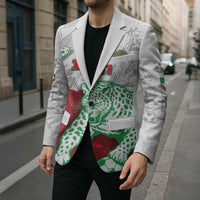 Custom Iran Football Blazer Leopard Comic Manga Art Style