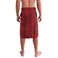 Custom Iran Football Lavalava Leopard Comic Manga Art Style
