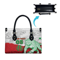 Custom Iran Football Leather Bag Leopard Comic Manga Art Style