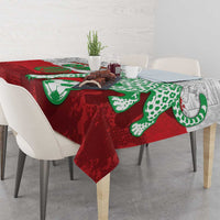 Custom Iran Football Tablecloth Leopard Comic Manga Art Style