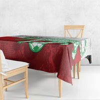 Custom Iran Football Tablecloth Leopard Comic Manga Art Style