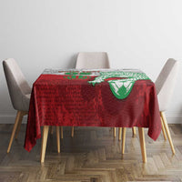 Custom Iran Football Tablecloth Leopard Comic Manga Art Style
