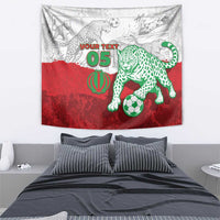Custom Iran Football Tapestry Leopard Comic Manga Art Style