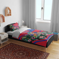 Personalized Haiti Bedding Set Tropical Hibiscus Flowers