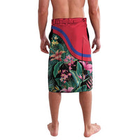 Personalized Haiti Lavalava Tropical Hibiscus Flowers DT05