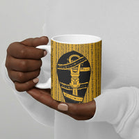Egypt Sistrum Ceramic Mug Ancient Mythology Sacred Rattling Instrument