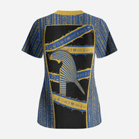 Egypt Nemyss Scrub Top Ancient Mythology Pharaoh Royal