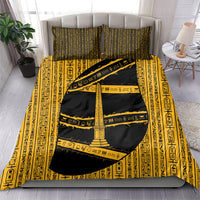 Egypt Obelisk Bedding Set Ancient Mythology Sacred Sun Pillar