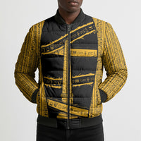 Egypt Obelisk Bomber Puffer Jacket Ancient Mythology Sacred Sun Pillar