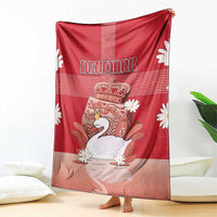 Denmark Blanket Mute Swan With Symbol - Wonder Print Shop