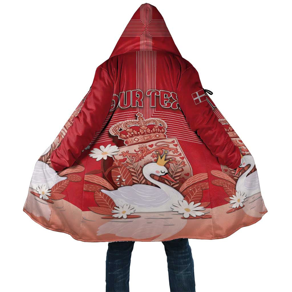 Personalized Denmark Cloak Mute Swan With Symbol - Wonder Print Shop
