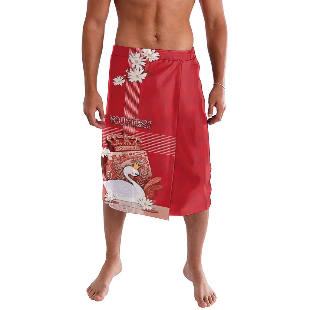 Personalized Denmark Lavalava Mute Swan With Symbol - Wonder Print Shop