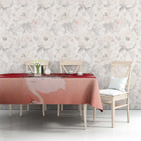 Denmark Tablecloth Mute Swan With Symbol - Wonder Print Shop