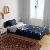 Estonia Bedding Set Night Wolf With Pattern - Wonder Print Shop