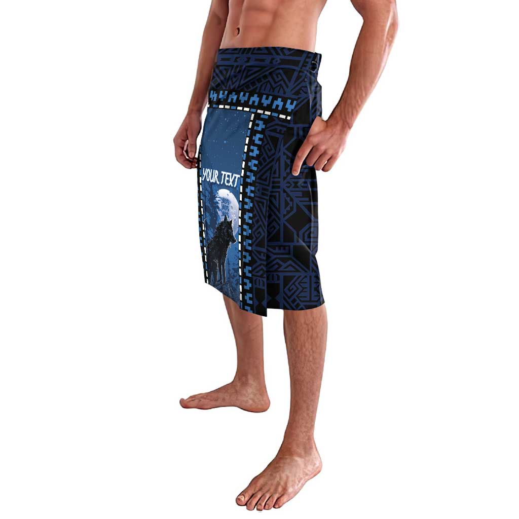 Personalized Estonia Lavalava Night Wolf With Pattern - Wonder Print Shop